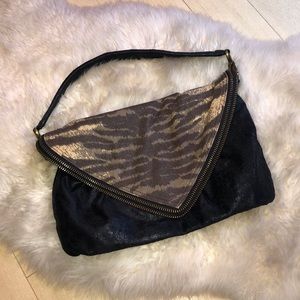 Animal print handbag